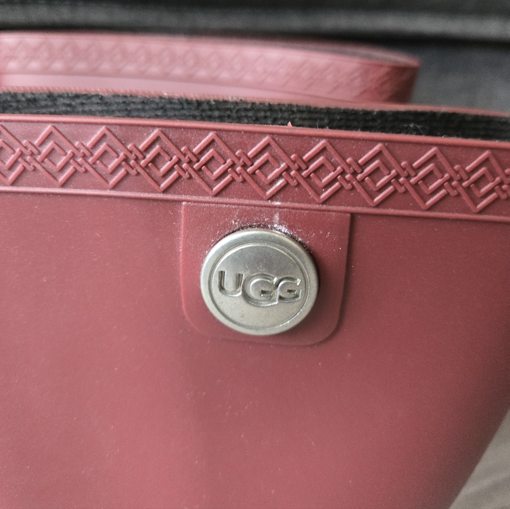 UGG Women's Sienna Matte Rain Boots Sz. 9.5 - Picture 3 of 4